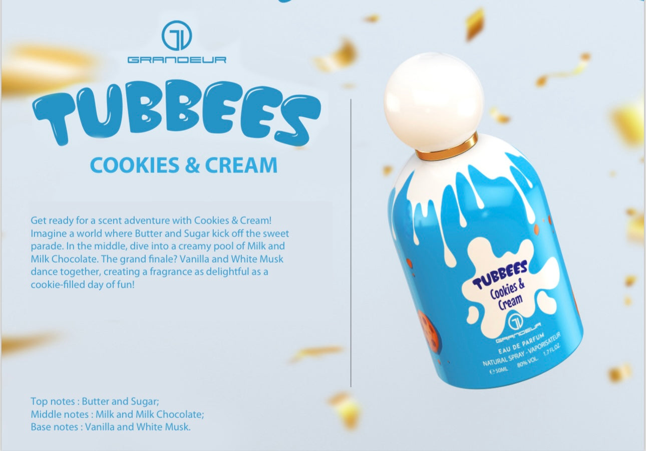 Tubbees cookies & cream for kids