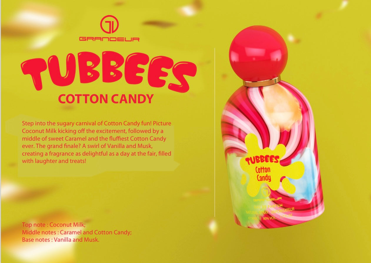 Tubbes cotton candy for kids