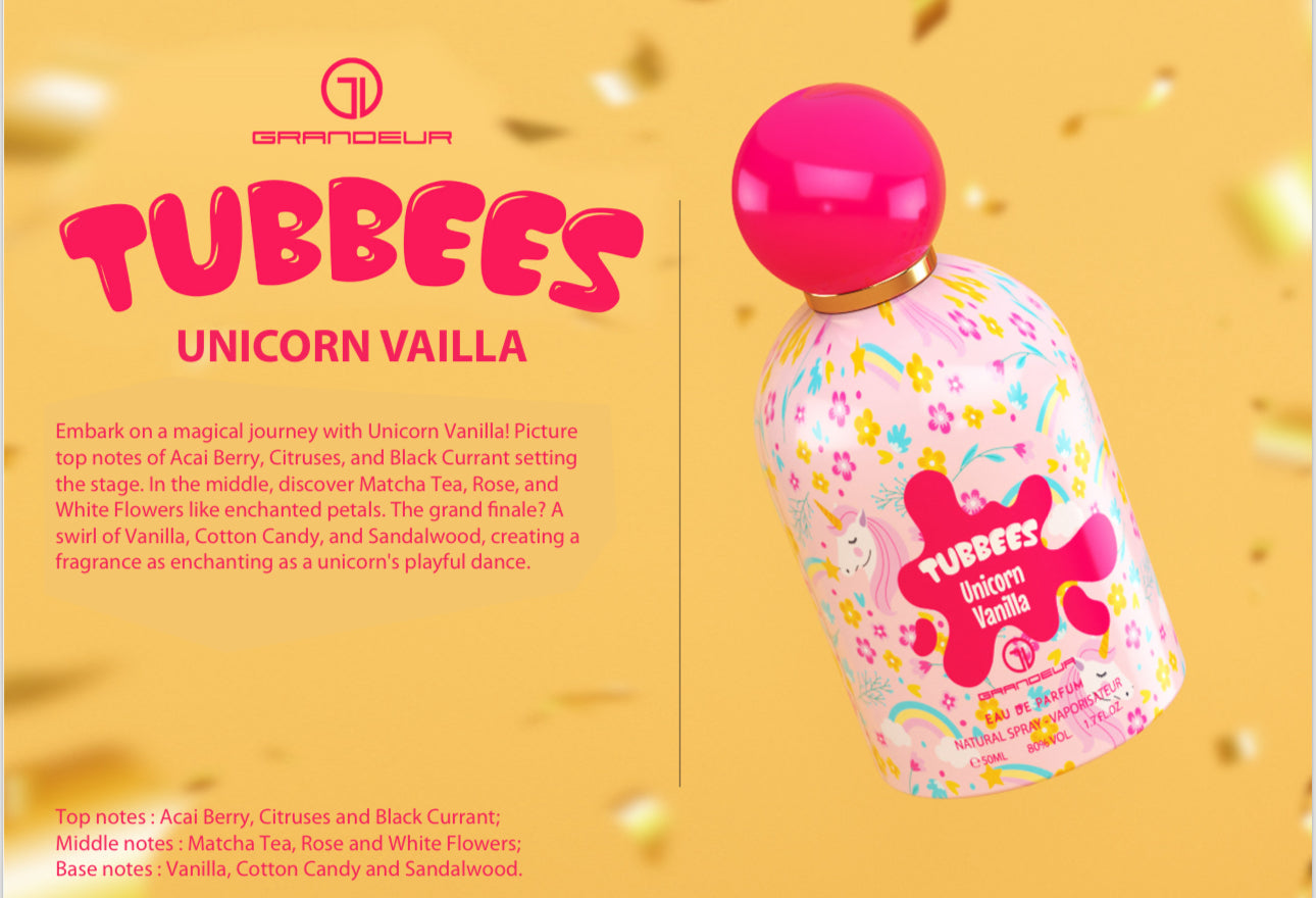 Tubbees unicorn vanilla for kids