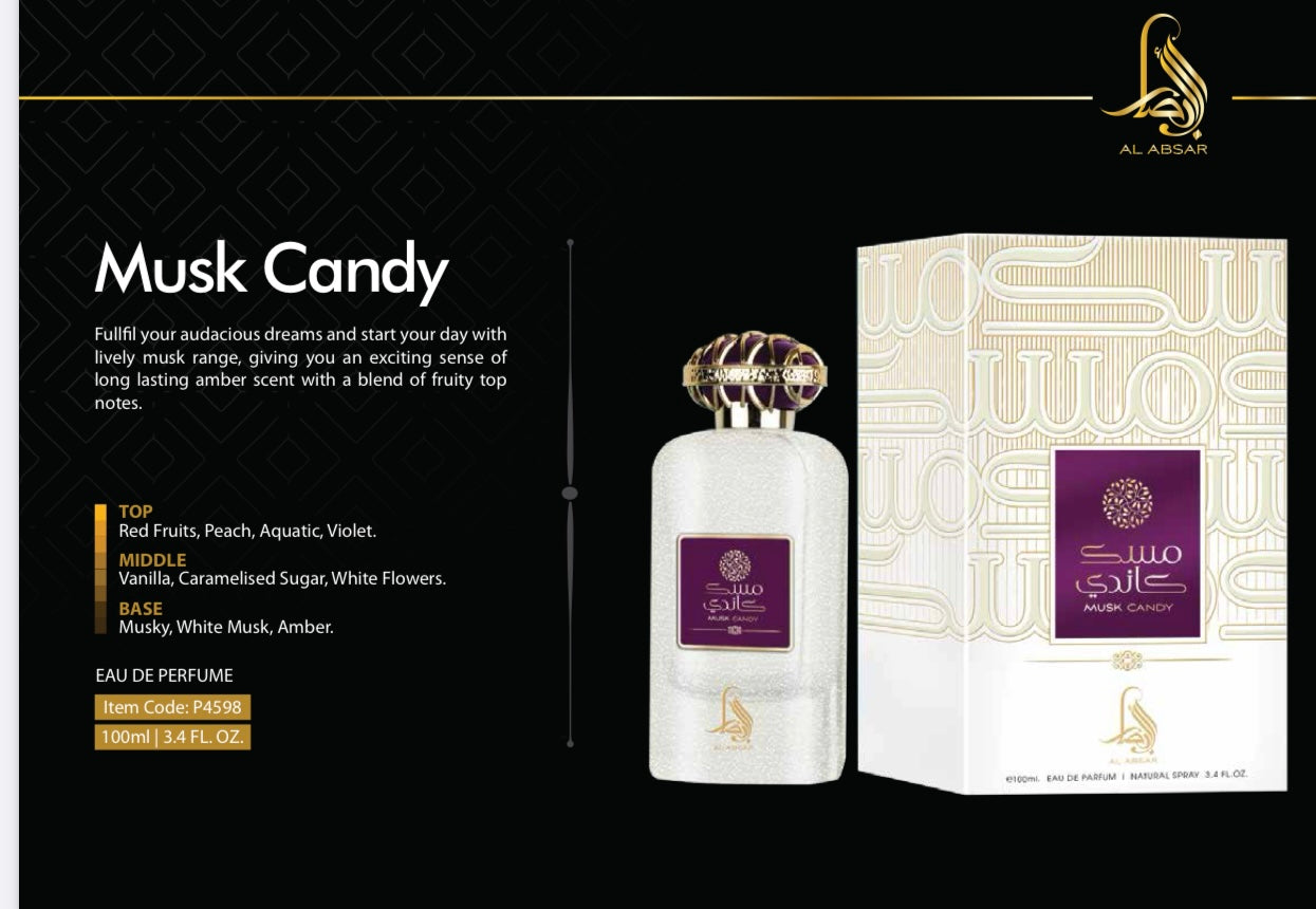 Musk candy 🍇 para mujeres (dulce, frutal - suave)