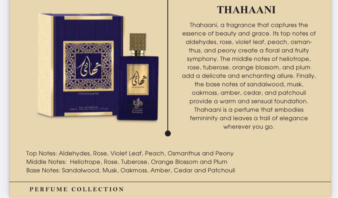 Thahaani - unisex (frutal- floral )